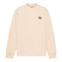 Felpa Uomo Beige con patch logo albero