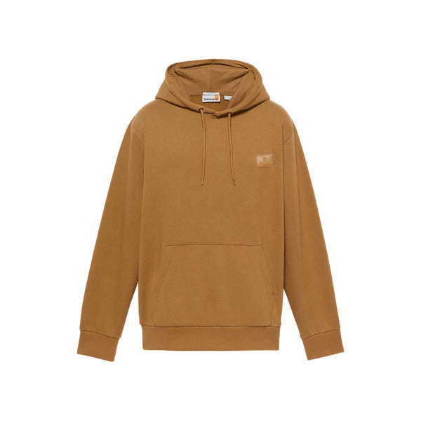 Felpa Unisex Brushback con logo in silicone Giallo