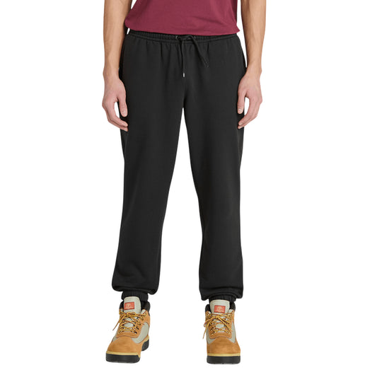 Pantaloni Unisex con logo in silicone Nero modello frontale