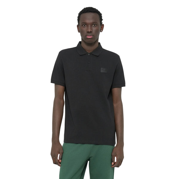 Polo Uomo Nera Silicon Badge 