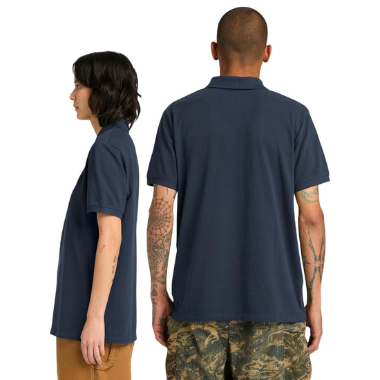 Polo Unisex Blu con Silicon Badge 