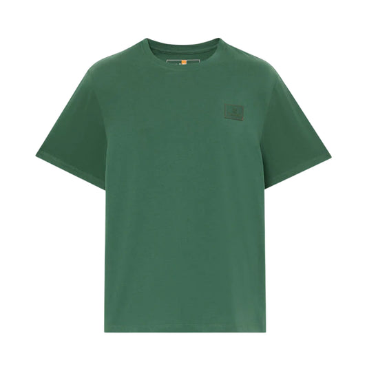 T-shirt Unisex con targhetta con logo Verde