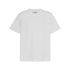 T-shirt Unisex in cotone traspirante Bianco, con logo in silicone sul petto 