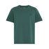 T-shirt Unisex in cotone traspirante Verde, con logo in silicone sul petto 