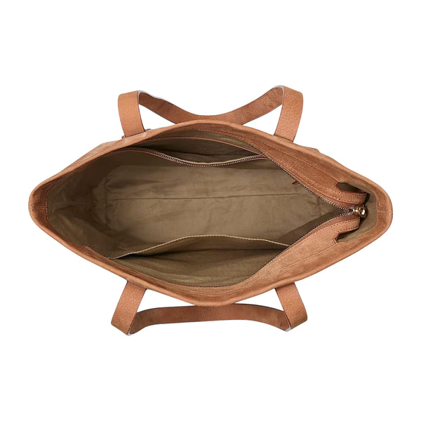 Borsa Tote Donna in pelle marrone interno