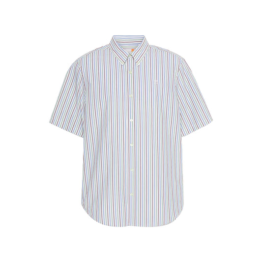 Camicia Uomo a righe con maniche corte