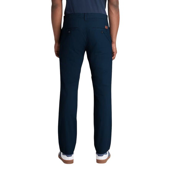 Pantaloni Chino Uomo Claremont Blu scuro modello retro