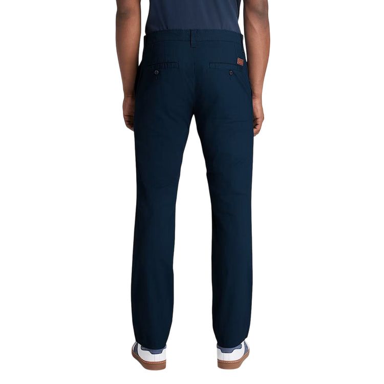 Pantaloni Chino Uomo Claremont Blu scuro modello retro