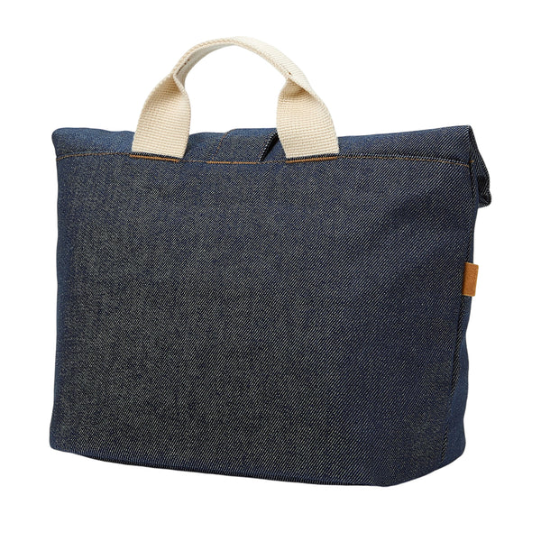 Borsa Portapranzo in Denim Blu scuro retro