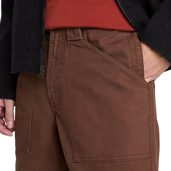 Pantaloni Uomo Goffstown Fatigue marrone dettaglio