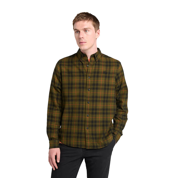 Camicia Uomo Solucell Air Verde modello frontale