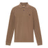 Polo Uomo Millers River a maniche lunghe Marrone