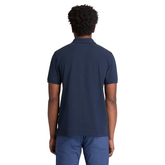 Polo Uomo Millers River Piquè Blu 