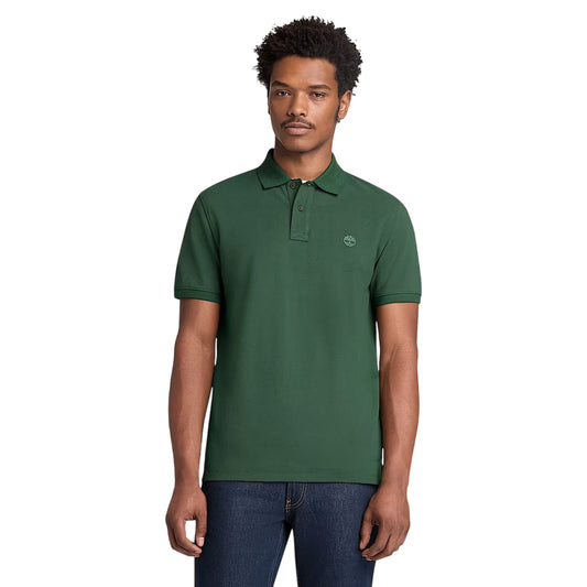 TIMBERLAND Polo MILLERS RIVER in Piqué verde