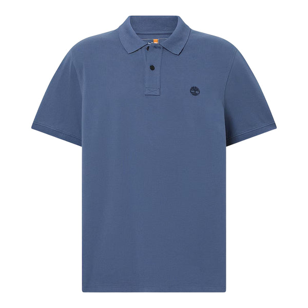 TIMBERLAND Polo blu scuro MILLERS RIVER in piqué