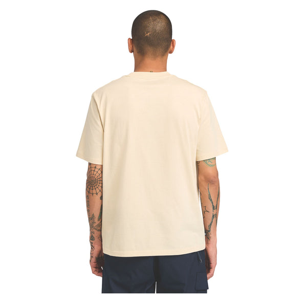 T-shirt Uomo a maniche corte Hampton Beige modello retro
