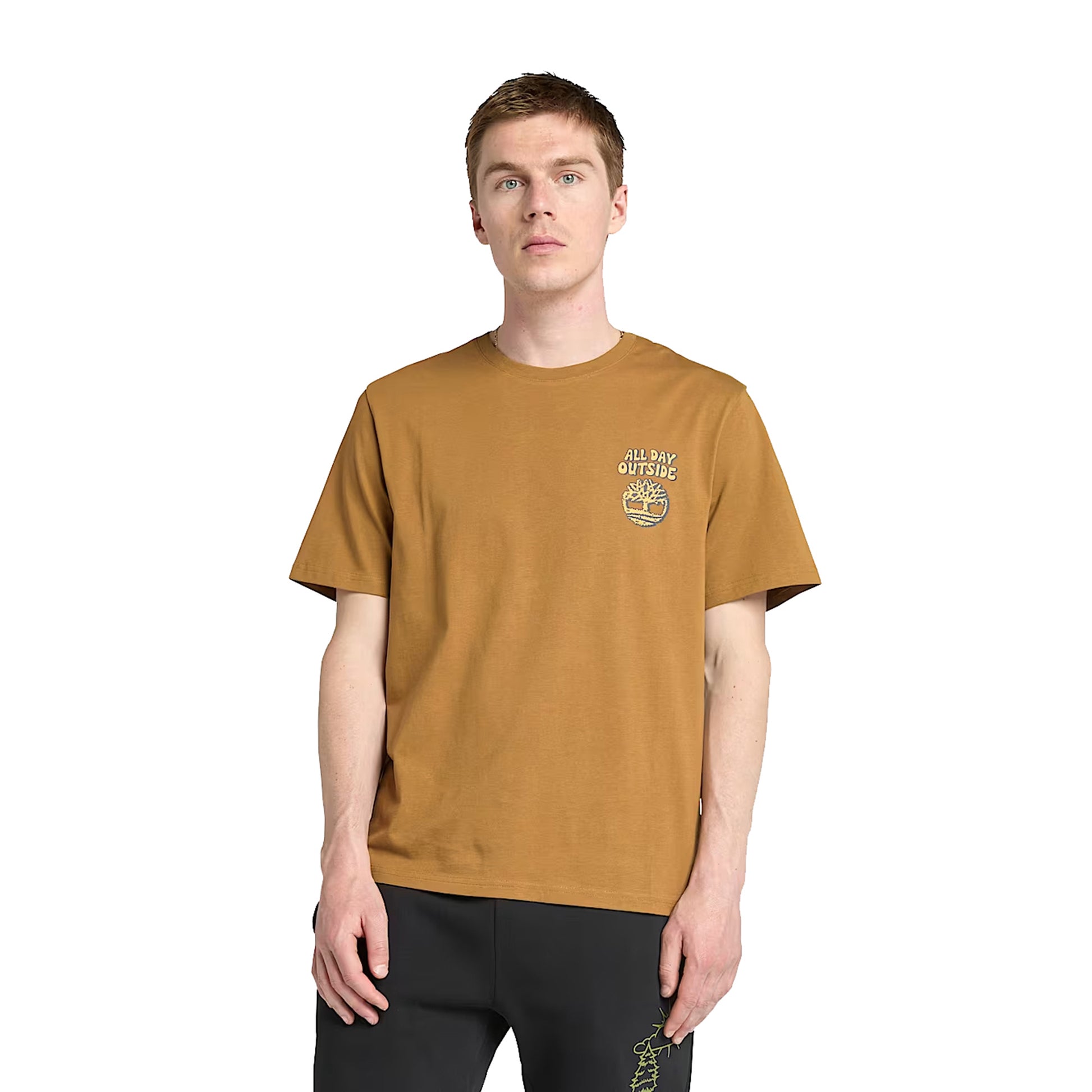 T-shirt Timberland con stampe grafiche sul petto e sul retro