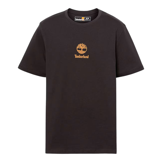 T-shirt Unisex Nera con piccolo logo stampato