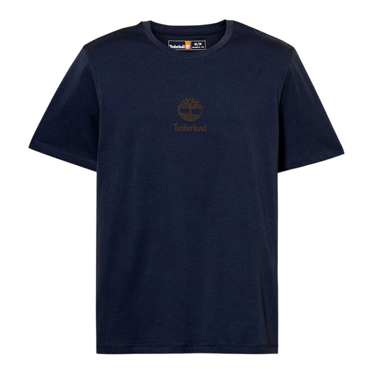 T-shirt Unisex Blu scuro con logo Stack