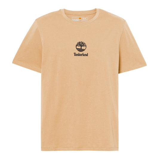 T-shirt Unisex Gialla con piccolo logo stampato