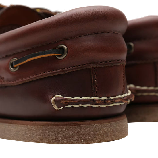 Scarpa da Barca Uomo Classica Authentic Marrone dettaglio retro