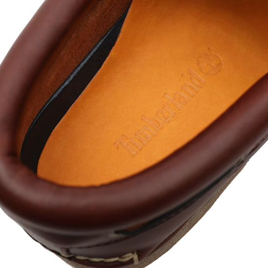 Scarpa da Barca Uomo Classica Authentic Marrone dettaglio soletta logata