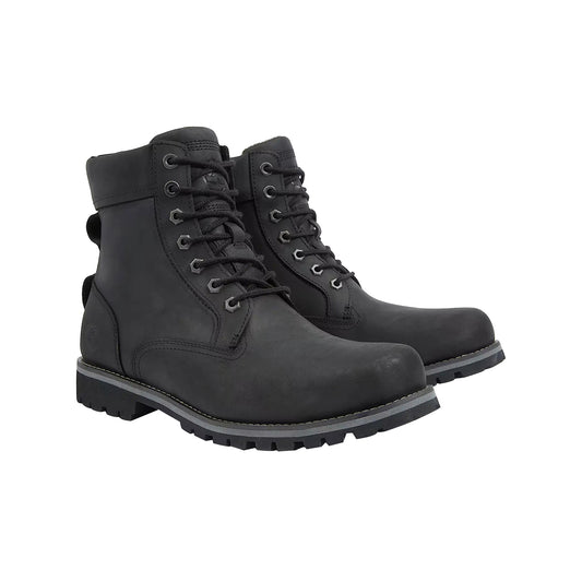 Stivali Uomo Rugged Mid Lace Up nero