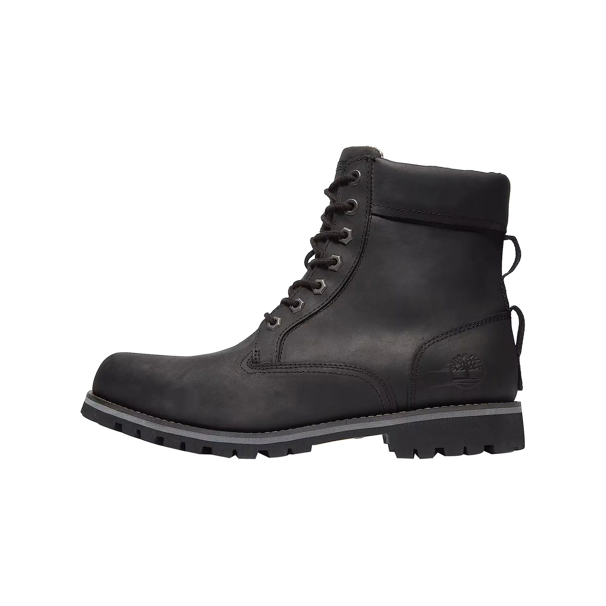 Stivali Uomo Rugged Mid Lace Up nero