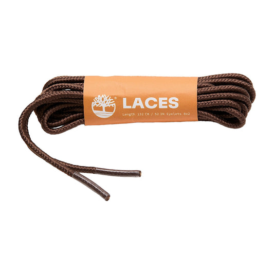 Lacci tondi in Nylon 132 cm Marrone
