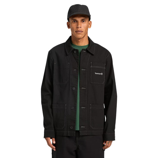 Giacca Nera Chore in Tela All Gender