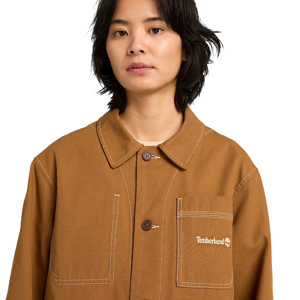 Giacca All Gender Chore in Tela giallo scuro