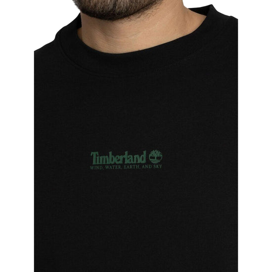 T-shirt Unisex Grafica triple tree Nero dettaglio