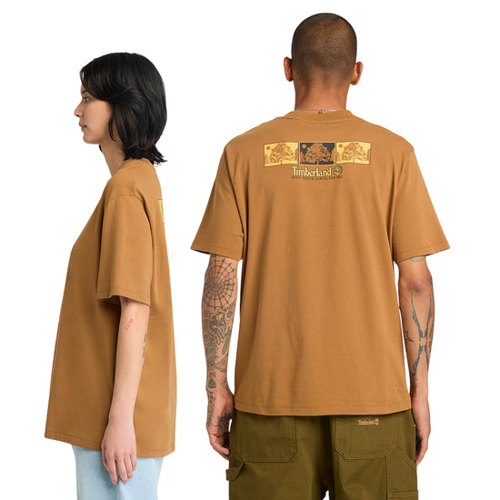 T-shirt All Gender Short Sleeve Triple Tree Graph