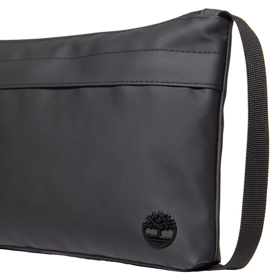 Borsa a tracolla Unisex con zip Nero dettaglio