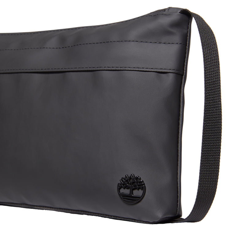 Borsa a tracolla Unisex con zip Nero dettaglio