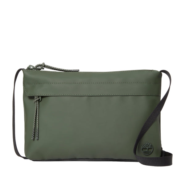 Borsa a tracolla Unisex con zip Verde