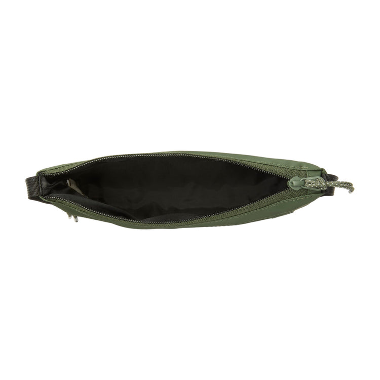 Borsa a tracolla Unisex con zip Verde interno
