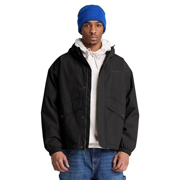 Giacca Uomo Shell Impermeabile Weatherline Nero modello frontale