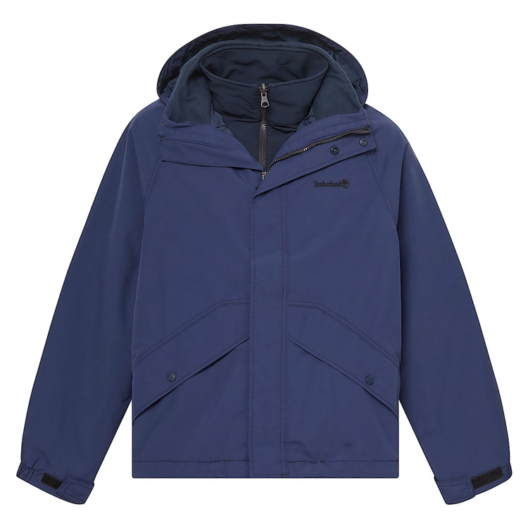 Giacca Impermeabile Uomo 3 in 1 Blu