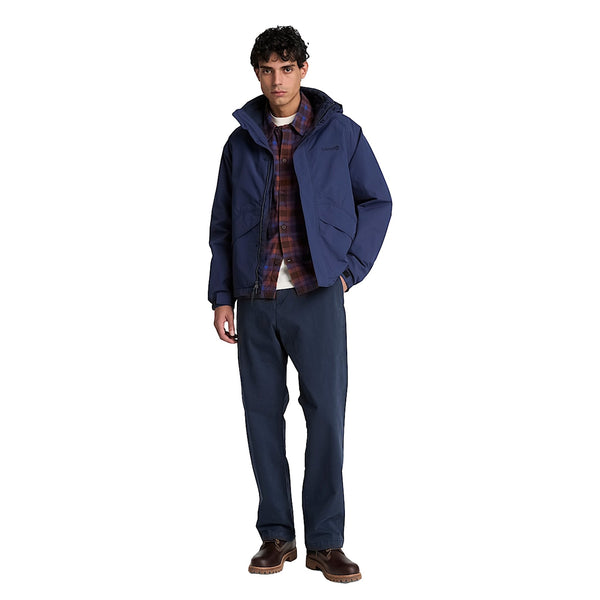 Giacca Impermeabile Uomo 3 in 1 Blu modello intero frontale