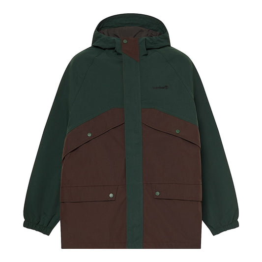 Parka Uomo Weatherline Archive-Inspired Verde/Marrone
