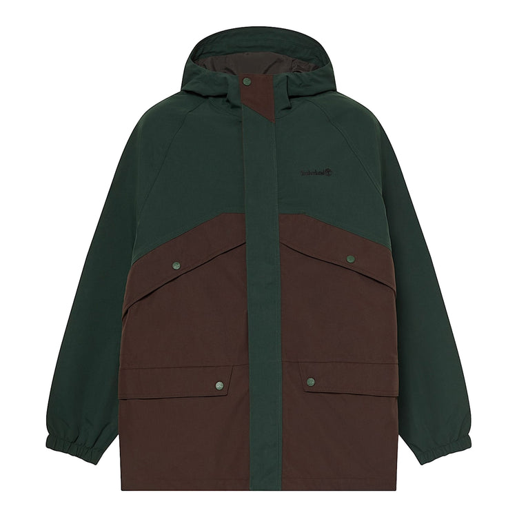 Parka Uomo Weatherline Archive-Inspired Verde/Marrone