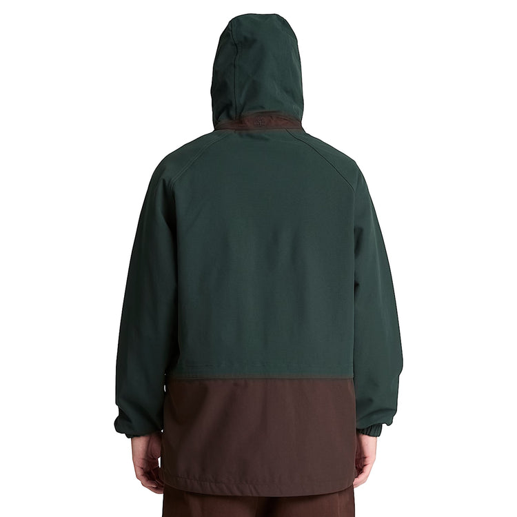 Parka Uomo Weatherline Archive-Inspired Verde/Marrone, modello retro