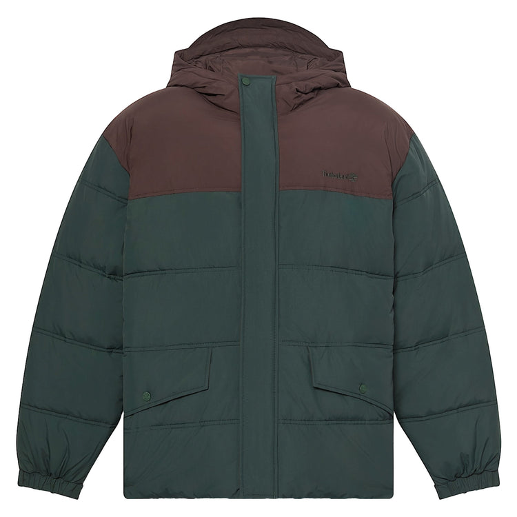 Piumino Uomo Idrorepellente verde/marrone