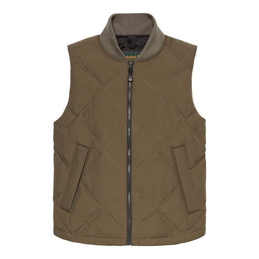 Gilet Uomo Imbottito 600 Sierra Cliff Verde scuro