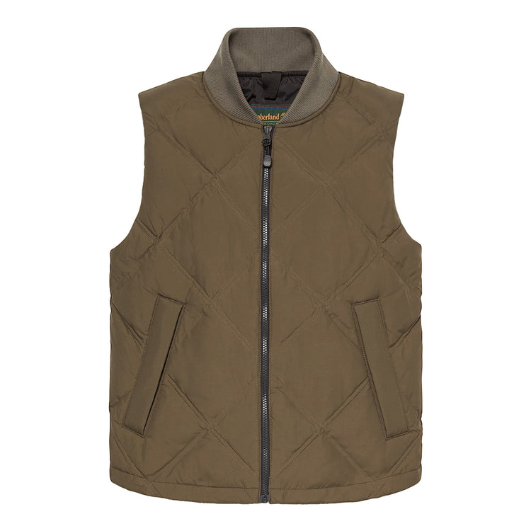 Gilet Uomo Imbottito 600 Sierra Cliff Verde scuro
