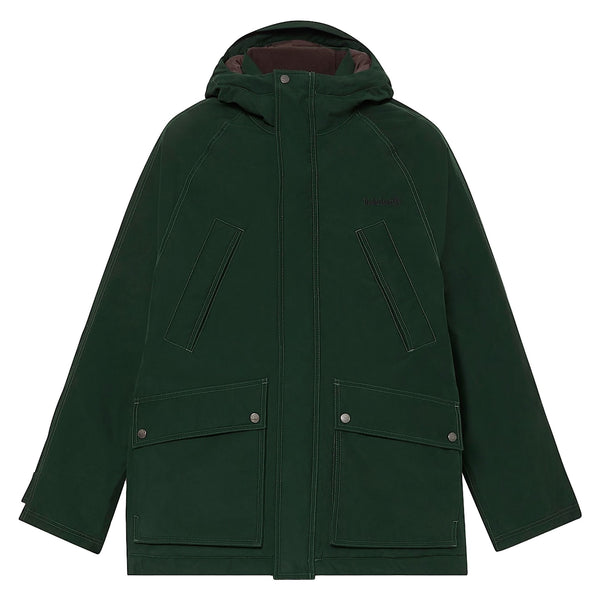 Parka impermeabile Uomo Verde scuro