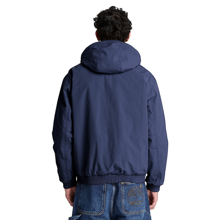 Bomber Uomo termico impermeabile Blu modello retro