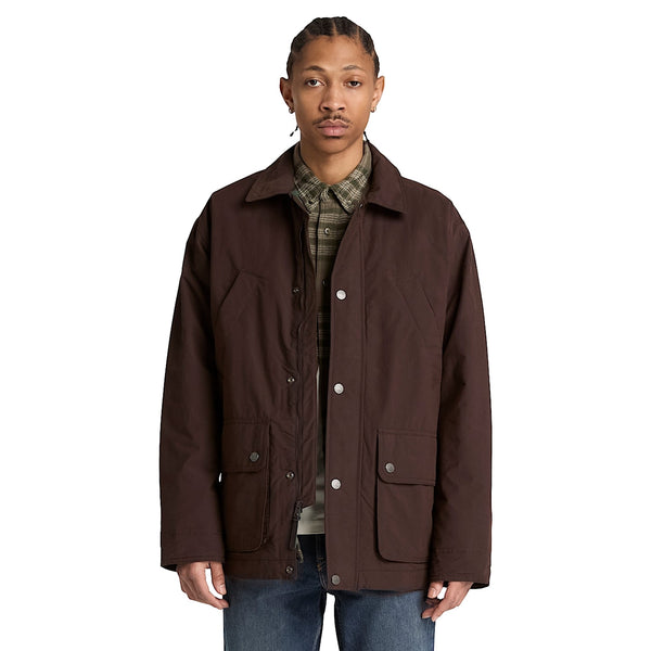 Giacca Uomo Field Termica Wenham Marrone modello frontale