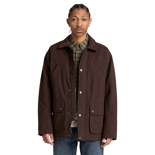 Giacca Uomo Field Termica Wenham Marrone modello frontale
